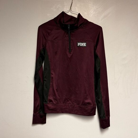 PINK Victoria’s Secret Ultimate Pullover Shirt Track top womens size Small S - Picture 1 of 4